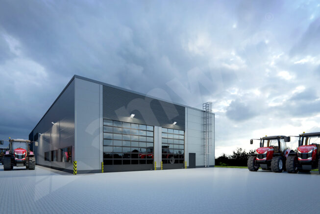 Euromasz-hala-serwisowa-salon-sprzedaży-ciągników-Massey-Ferguson