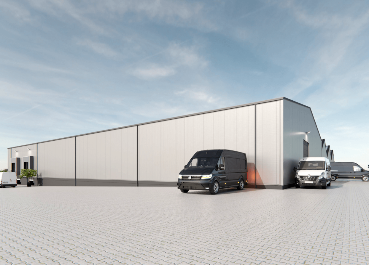 hala magazynowa w Radominie