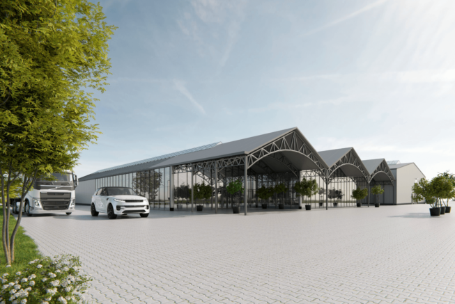 magazyn na potrzeby obiektu handlowego