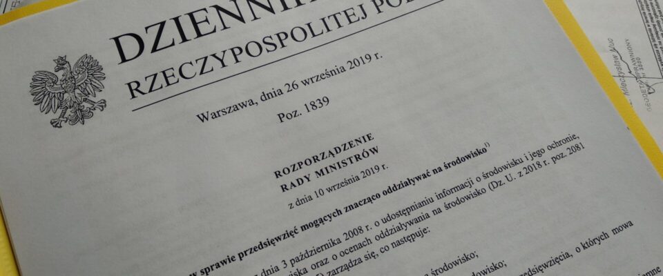 w jakim urzedzie starać sie o decyzję środowiskową