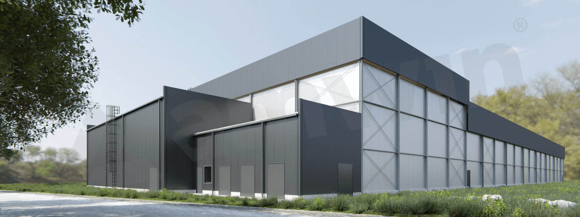 Hala z mroźnią i częścią chłodniczą w Wielkopolsce